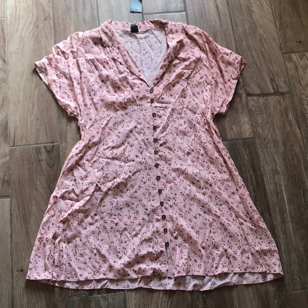 Wild Fable Button Down Floral Baby Doll Dress